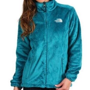 The North Face Women's Teal Osito Luxe Zip Up Fleece Jacket ~ Size Medium